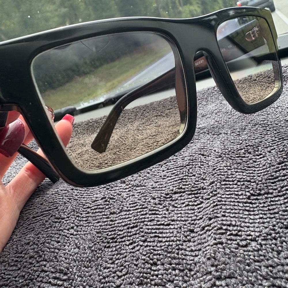 Prada Black Rectangular Sunglasses - image 5